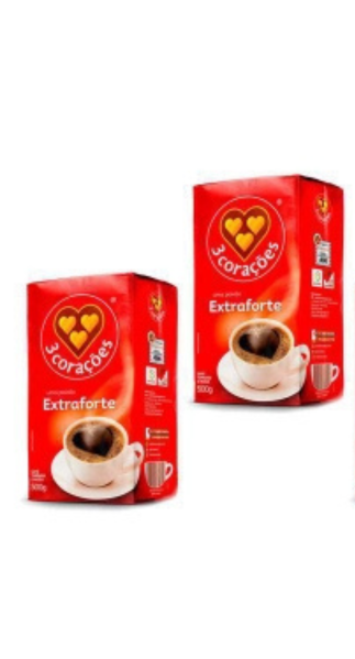 Combo 2 Café Três Corações Extraforte 500g